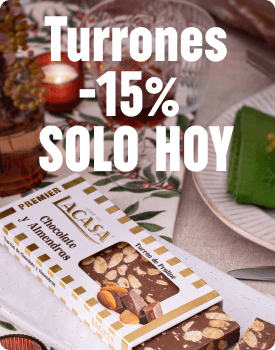 -15% en turrones SOLO HOY